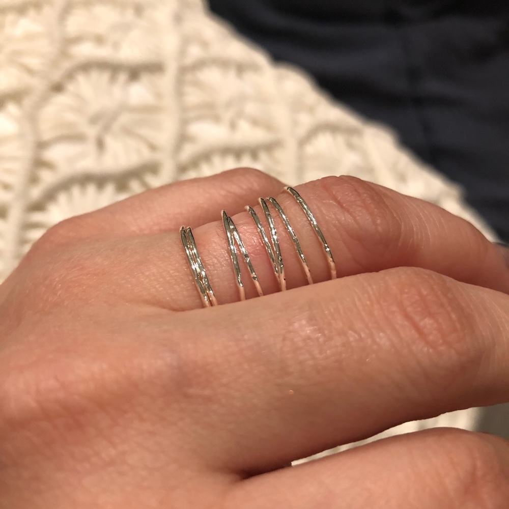 Stella & Dot: Gwen Wrap Ring, Silver